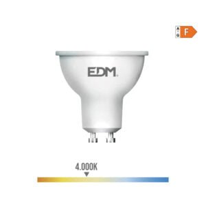 Bombilla dicroica led gu10 5w 450lm 4000k luz dia ø5x5,5cm